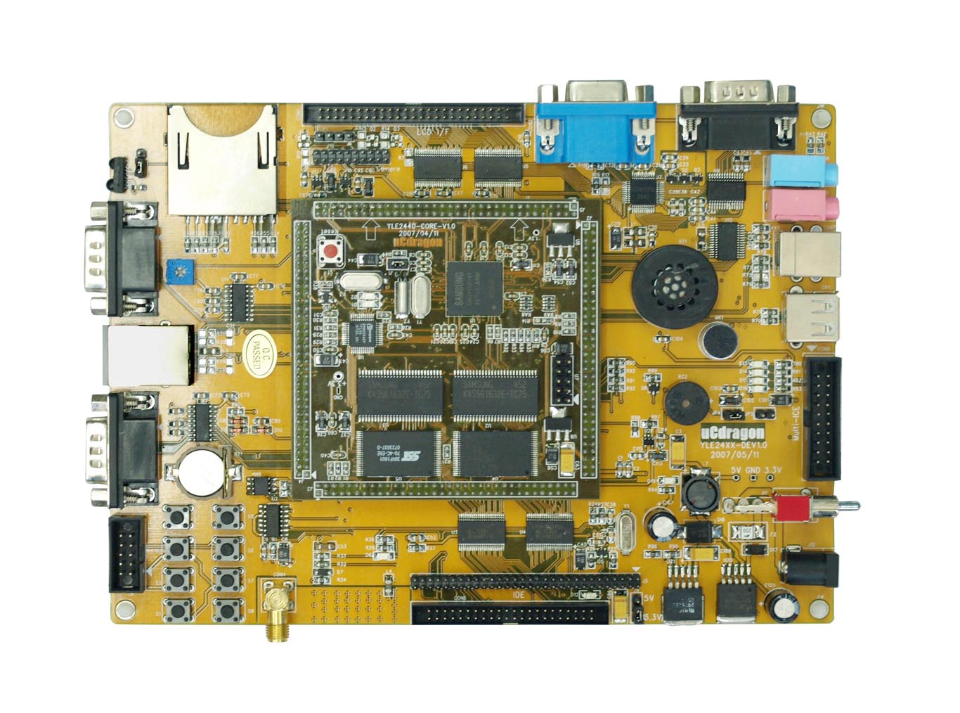 USB异步量产通用编程器 SUPERPRO 9000U ARM系列 YL-E2440 开发板