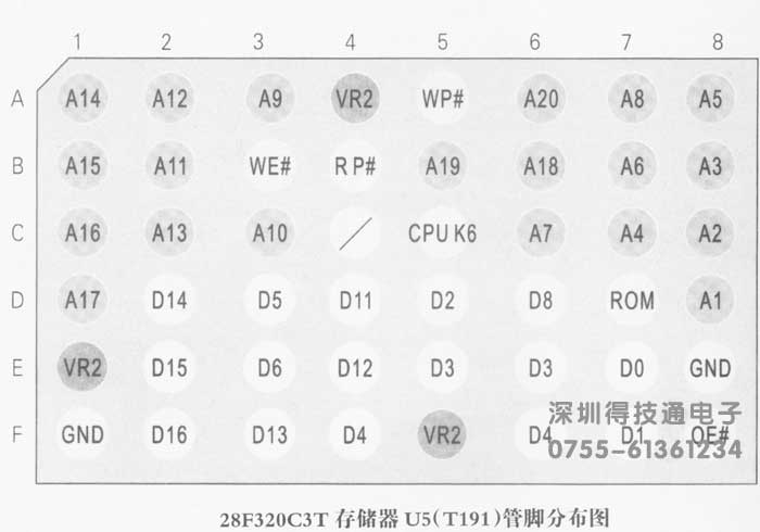 得技通FLASH IC管脚图