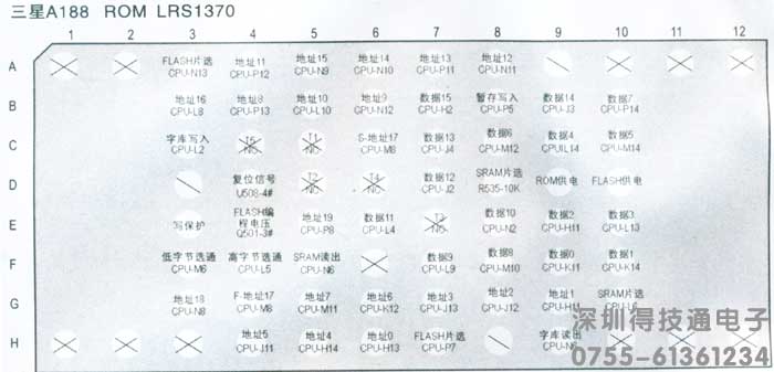 得技通FLASH IC脚位图